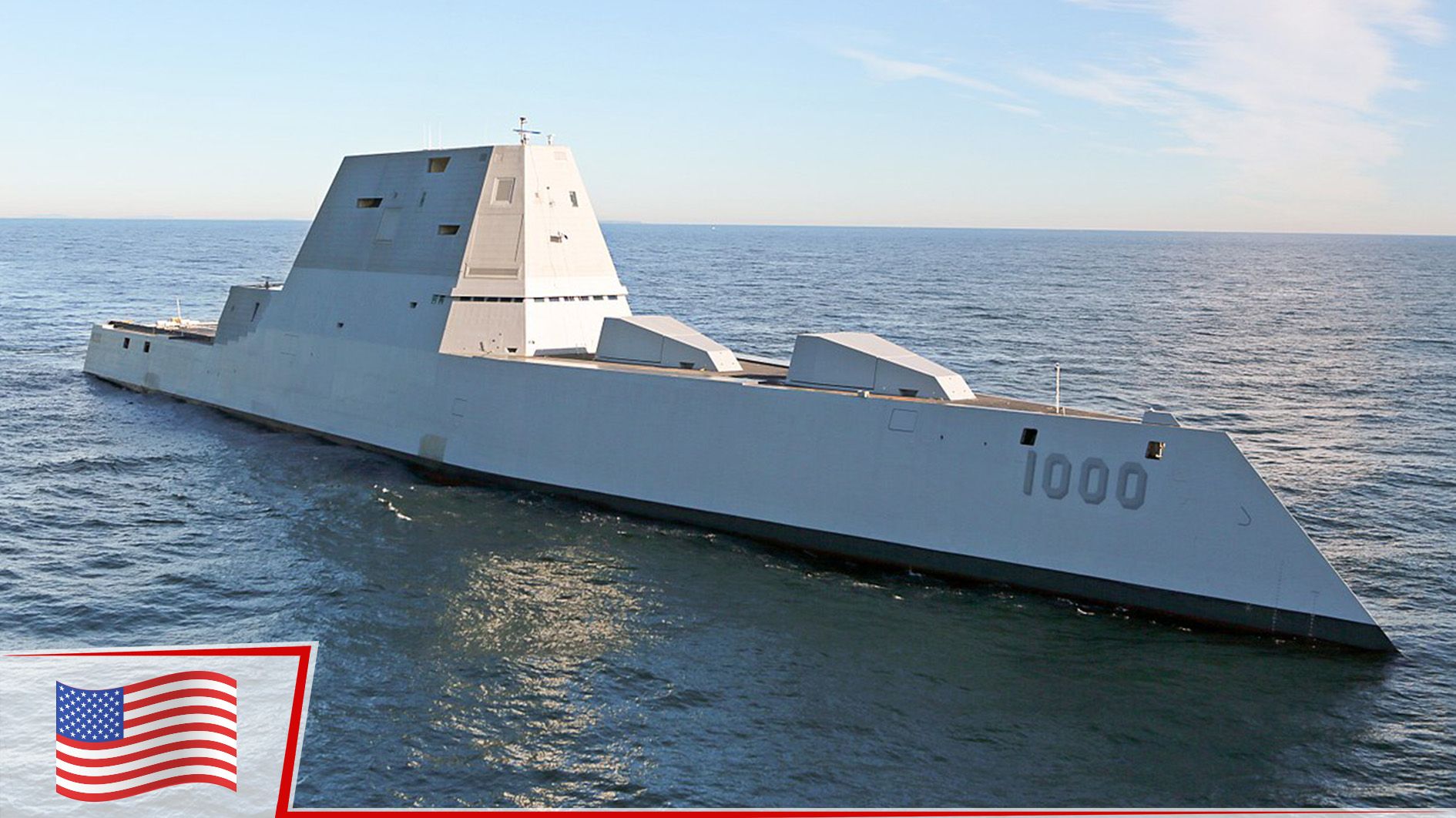 ABD'nin 4.4 milyar dolarlık destroyeri Zumwalt, ilk görevi için limandan ayrıldı